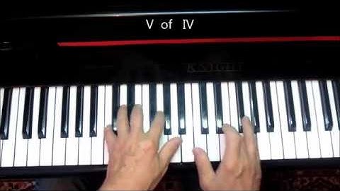 Part 1 Tonicization   Secondary Dominants