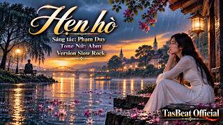 Karaoke Hẹn Hò (Verion Slow Rock) Tone Nữ | TAS BEAT