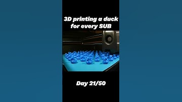 Day 21 of 3D printing a duck for every subscriber!