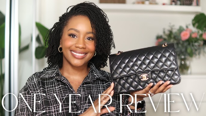CHANEL MEDIUM/LARGE CLASSIC FLAP REVIEW, WEAR & TEAR, FITS & | CHANEL PRICE INCREASE -
