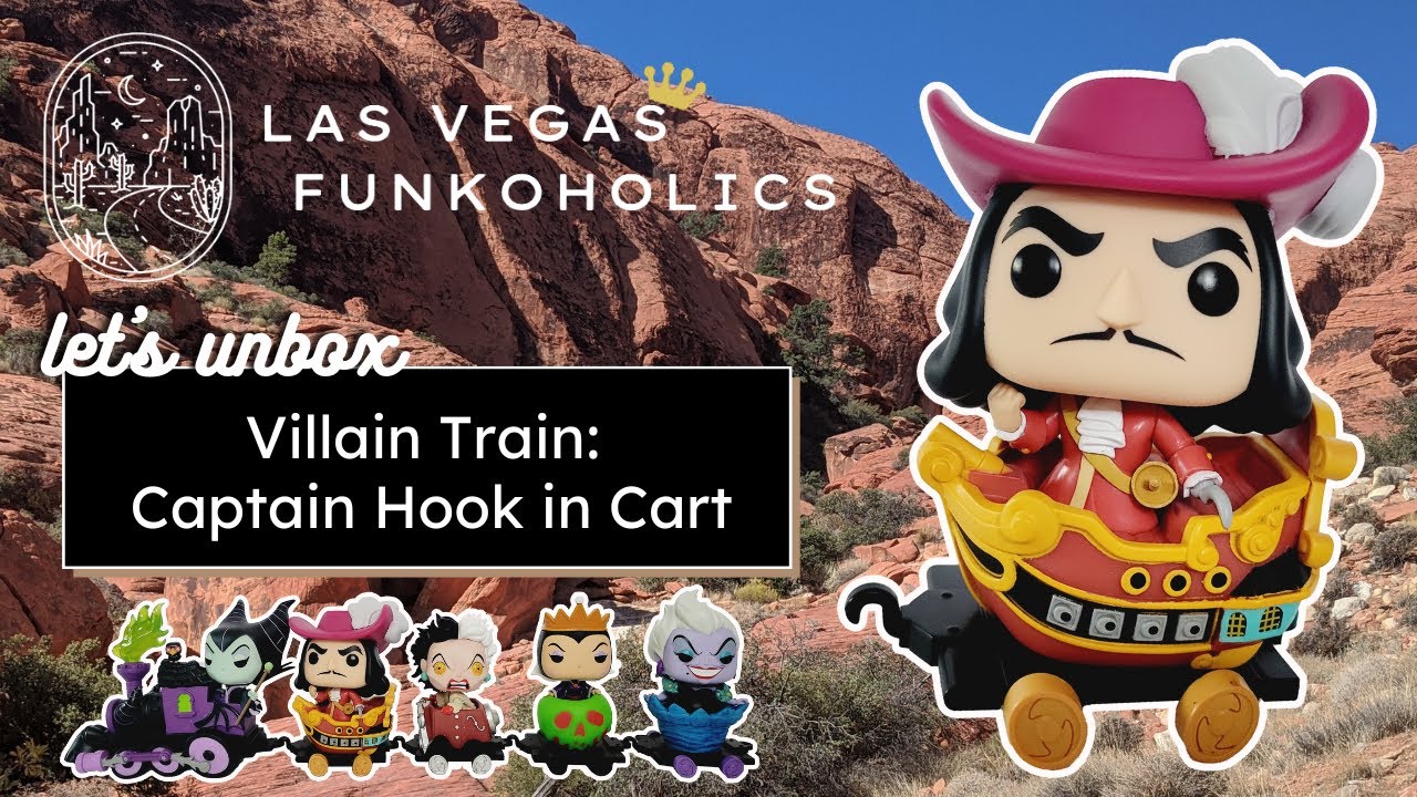 Let's Unbox: Funko Pop! Trains #14 Captain Hook in Cart (Disney Villains  Train) 