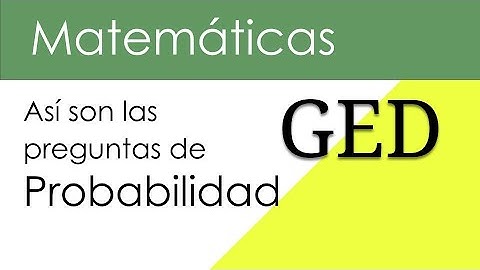GED Matemáticas: Asi son las preguntas de Probabilidad | GED en Español