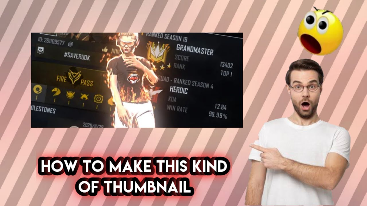 HOW TO EDIT THUMBNAIL LIKE RUOK || TUTORIAL || MEN IN BLACK GAMING
