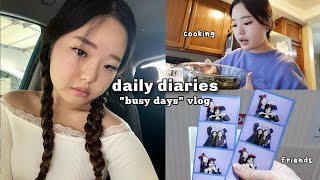 🍰 daily diaries: busy days with friends, mom’s birthday surprise, korean family dinner 🍖