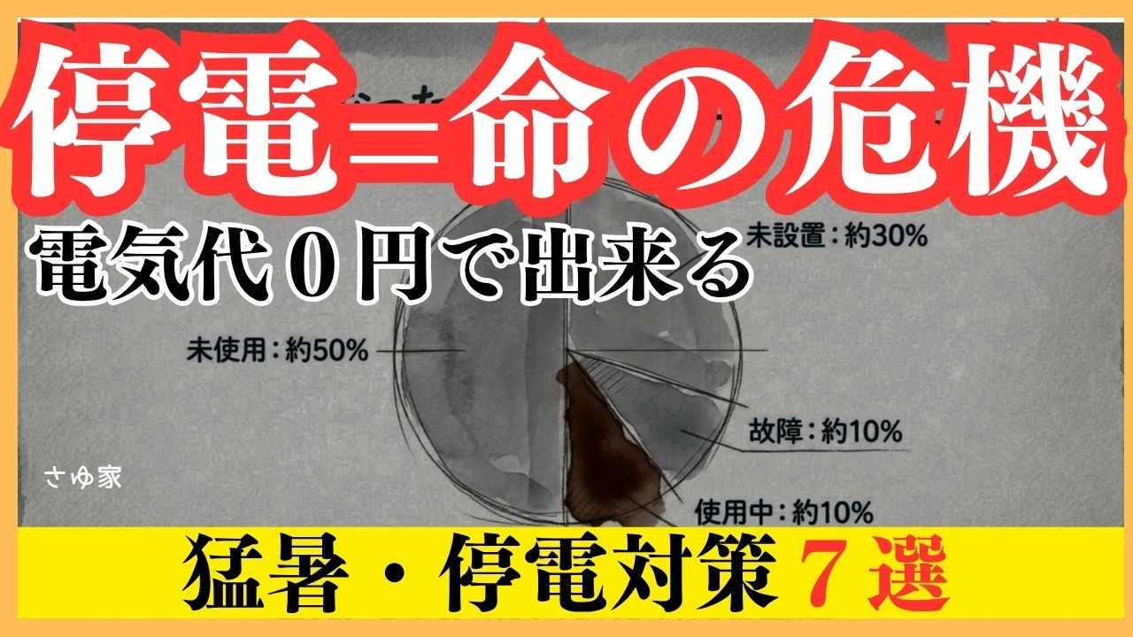 【警戒】予備率0.9パーセントの夏 エアコンが止まる前にやる3つのこと