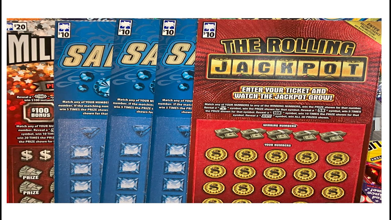 SC 2nd Chance The Rolling Jackpot Scratch Off Lottery Ticket Mix