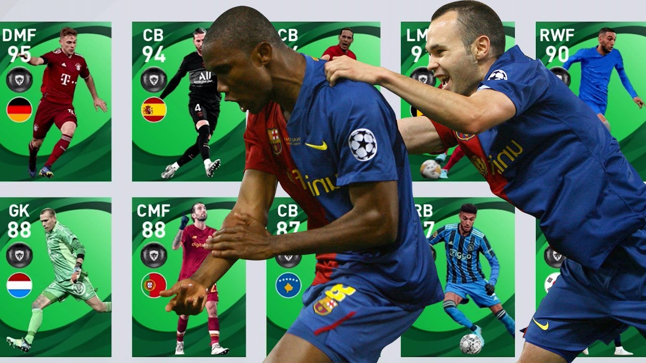 Efootball Pes Mobile | Barcelona Iconic Moments Pack Opening | Eto’o Trick