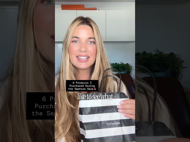 The 6 products I picked up with the Sephora sale💄 #fallintoshorts