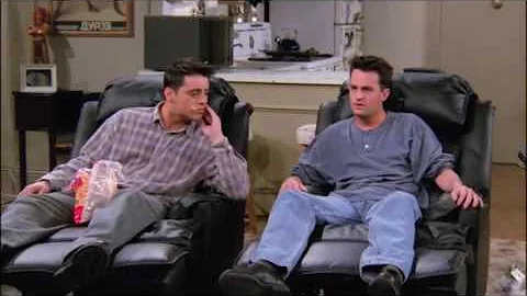 Where is the sink in Joey and Chandler's apartment?