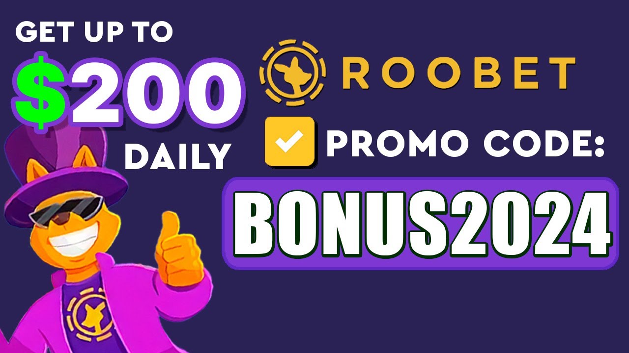 Roobet Promo Code 2024: Use "BONUS2024" for upto $200 daily bonus - YouTube