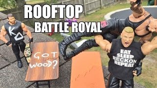 Gts Wrestling Roof Top Rumble Wwe Mattel Elite Figure Matches Animation Ppv Event