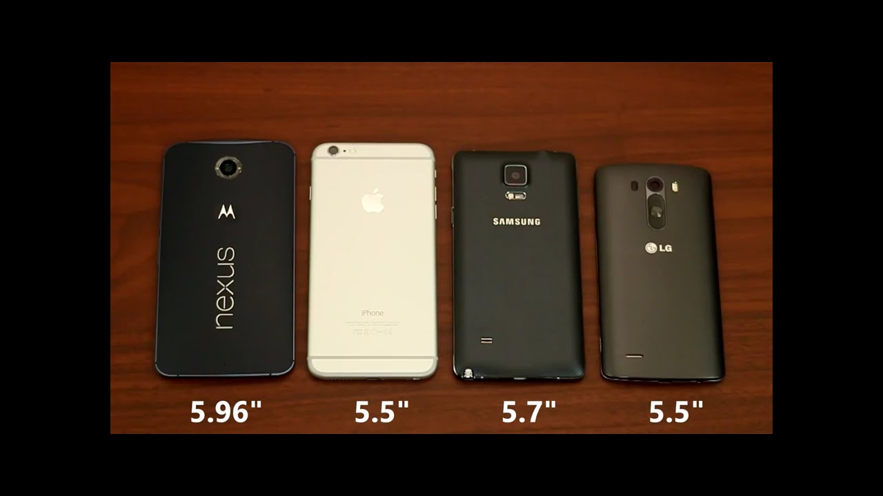 nexus 6 size weight comparison test to other smartphones youtube smartphones size comparison