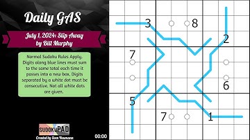 Daily Sudoku - 1 July 2024