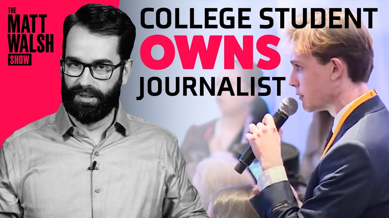 College Student OWNS Leftist Journalists Over Hunter Biden Story
