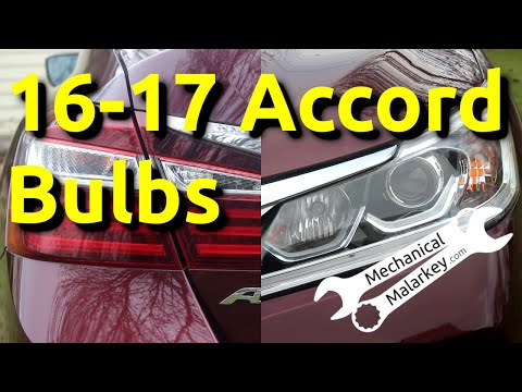 How to Replace All Bulbs in a 2016-2017 Honda Accord