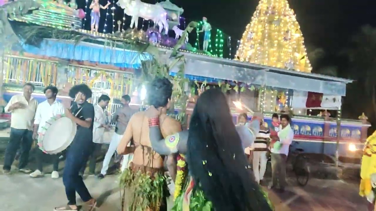 Vella venkateswara swamy temple 2026ఊరేగింపు లో #kalika #dance #music 🙏🙏🙏🙏