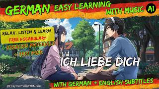 Download Lagu Ich liebe Dich   German Song A1 for Beginners English \u0026 German Subtitles MP3