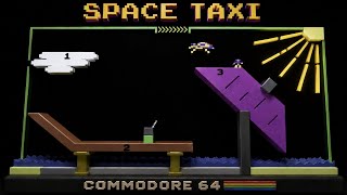 SPACE TAXI: Take off on Commodore 64 🕹