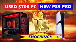 WHAT'S MORE POWERFUL? $700 Custom PC Vs PS5 Pro Reaction