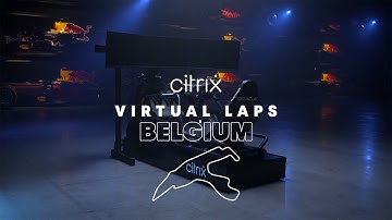 @citrix Virtual Lap | Sergio Perez at the Circuit Spa Francorchamps