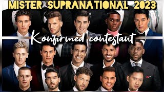 Mister Supranational 2023 Confirmed Contestants