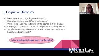 Senior Partners Society Penn Memory Center Event: A Discussion with Dr. Sara Manning