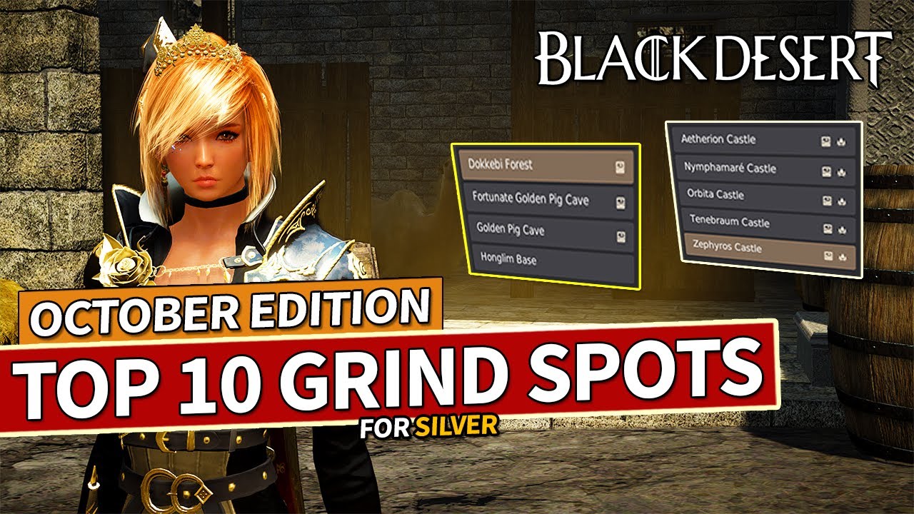 Top 10 Grind Spots For Silver in Black Desert - October 2025 Edition