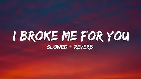 Lyricloom – I Broke Me for You – slowed + reverb