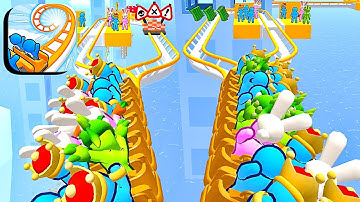 Runner Coaster ​- All Levels Gameplay Android,ios (Levels 29-31)