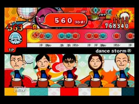 太鼓の達人wii 決定版 隠し曲 Dance Storm 裏 オート Youtube