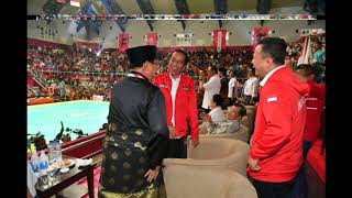 Momen Langka! Pelukan Presiden Jokowi Prabowo & Hanifan Yudani Kusumah, Medali Emas Pencak Silat
