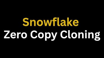 Snowflake Zero Copy Cloning || Does it Occupies Storage and Compute cost