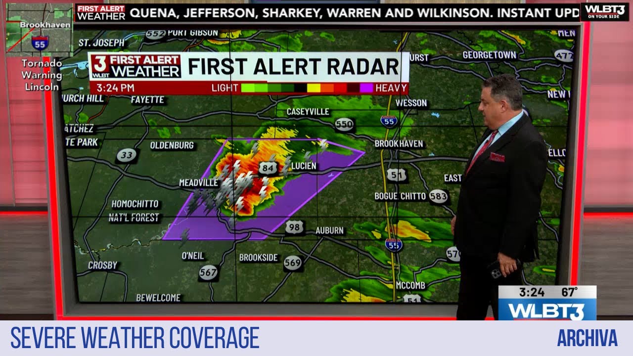 WLBT 3 Severe Weather Coverage | December 28, 2024 - YouTube