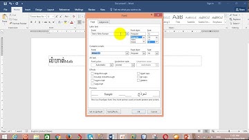 How to Set as font Default in Microsoft Word 2016| របៀបកំណត់អក្សរអោយជាប់រហូតគ្រប់ឯកសារ word 2016