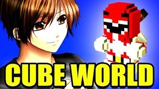 Cube World POWER RANGERS Mod! Let's Play Ep. 1