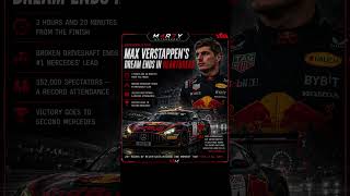 MAX VERSTAPPEN WAS JUST THREE HOURS AWAY FROM WINNING THE NÜRBURGRING 24 THEN EVERYTHING COLLAPSED