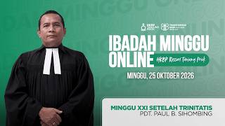 Online Sunday Worship Service • Sunday, October 25, 2026 • HKBP Tanjung Priok Resort