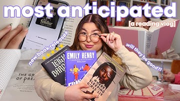 i read my MOST anticipated book releases of 2024 📖✨☕️ a reading vlog!