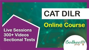 Bodhee Prep LRDI (Logical Reasoning and Data Interpretation) Course