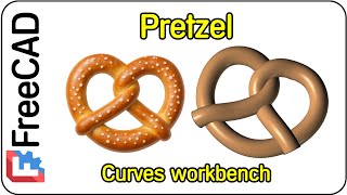 Make a Pretzel in FreeCAD Curves Workbench: Freehand BSpline