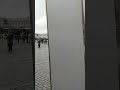 К выходу идёт "КПРФ" после возложения цветов. Кто поверит, что они коммунисты? Зачем они тогда там?