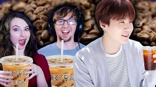 Coffee With Extra SUGA | suga and his coffee addiction | LAUGHASAURUS #39