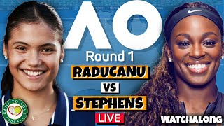 RADUCANU vs STEPHENS | Australian Open 2022 | LIVE GTL Tennis Watchalong Stream