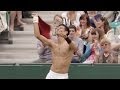 Novak Djokovic, Wimbledon Champion, and Grigor Dimitrov Do a Strip Tease Dance on the Court