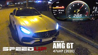 MERCEDES AMG GT 476HP 2020 | ACCELERATION &amp; TOP SPEED TEST | 00-100 | 0-250 | 100-200 | DRAGY |