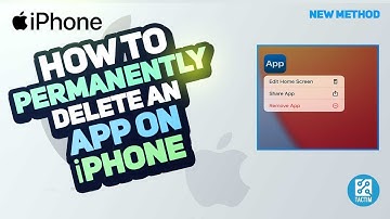 How to Permanently Delete an APP on iPhone 2025