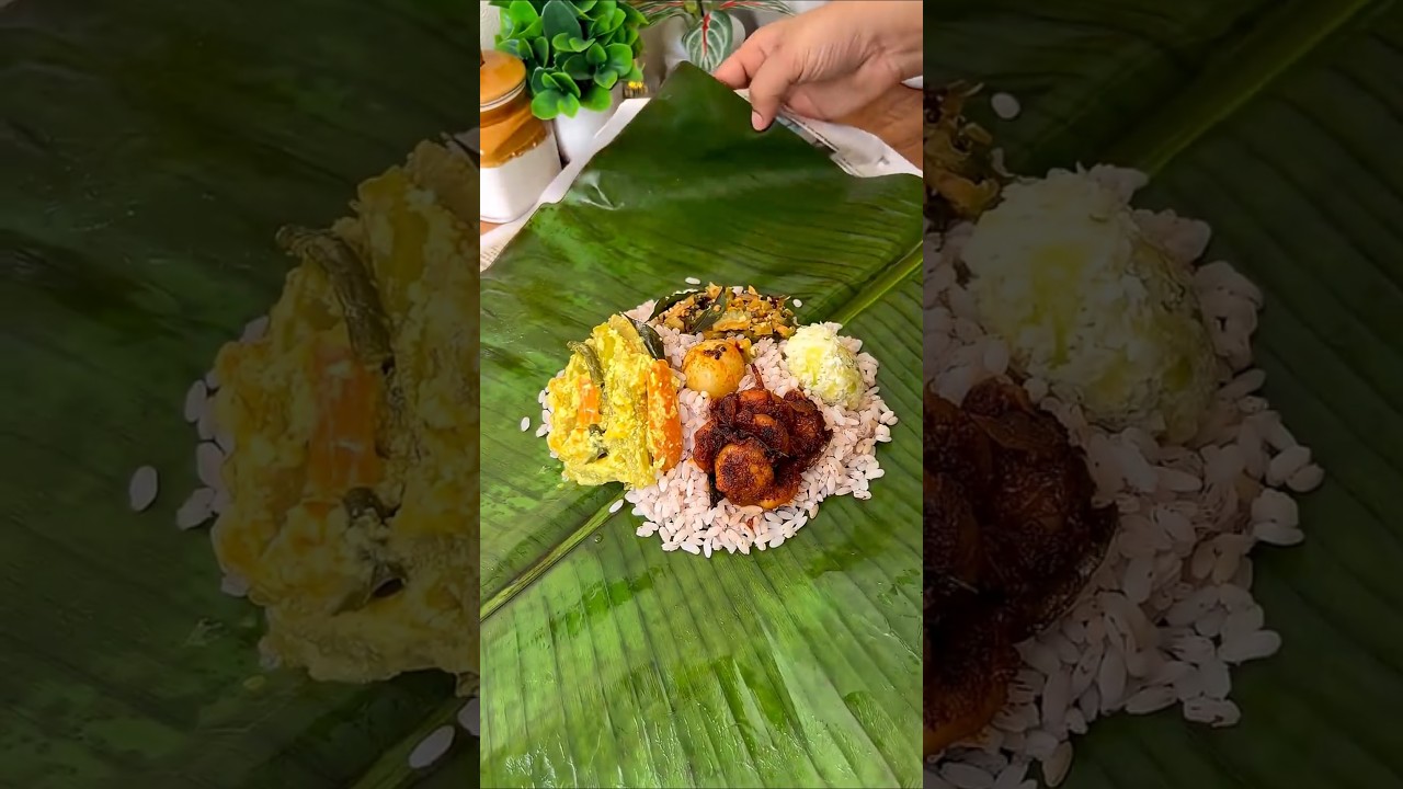 തനിനാടൻ പൊതിച്ചോറ് || Prawns Pothichoru  