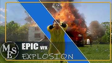 Epic powerful explosion | Cinema 4d, Turbulence Fd Adobe After effects