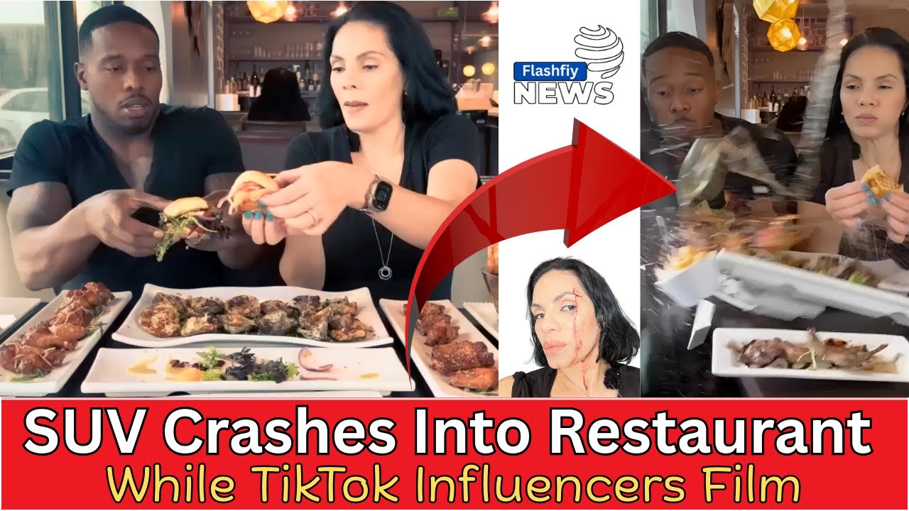 Unbelievable! SUV Crashes Into Restaurant While TikTok Influencers Film ...