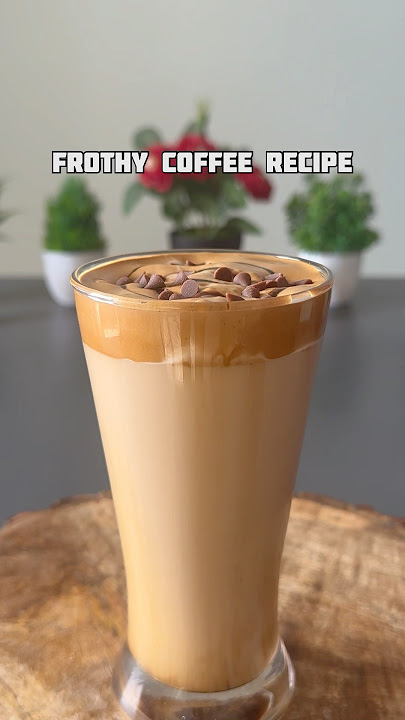 Trending recipe of frothy coffee #shorts #recipe #coffee #coffeelover